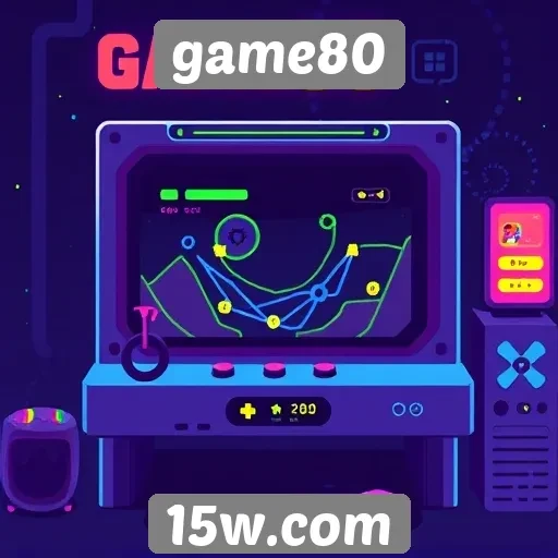 explorando a interface amigável do site game80